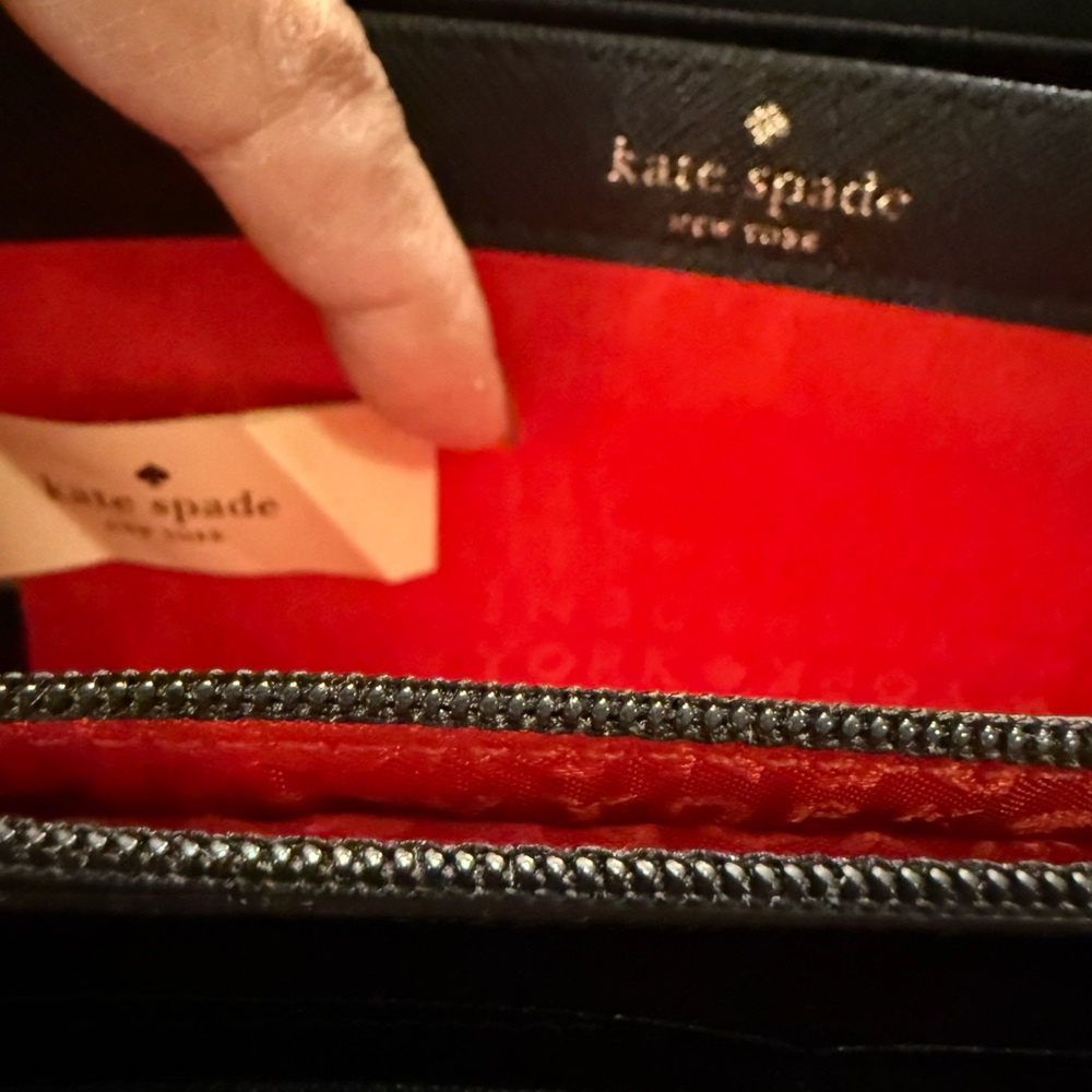 Kate Spade Multicolor Striped Tote and Matching Wallet EUC - Picture 11 of 15